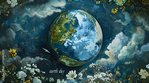 Earth Day concept image  generative ai