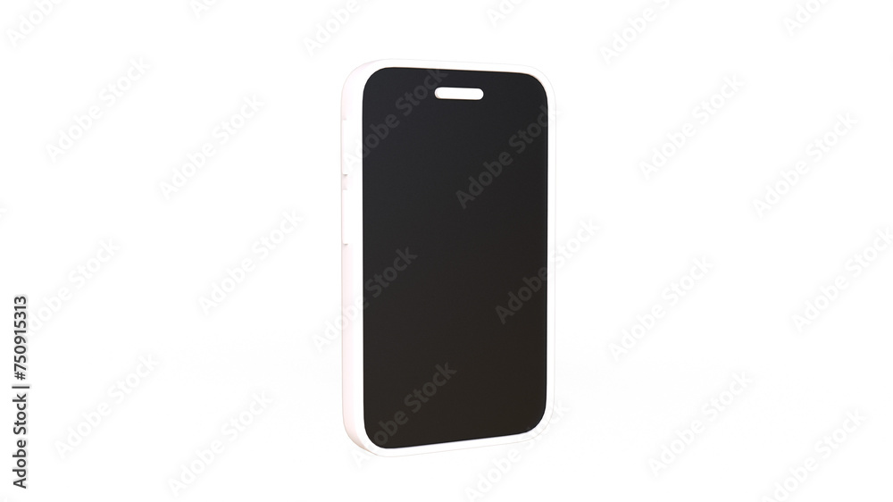 cartoon style smartphone 3d render isolated illustration cartoon style smartphone 3d render isolated illustration