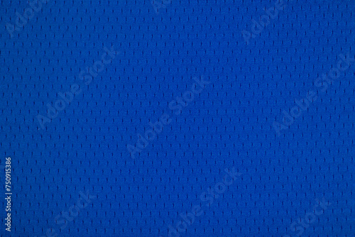 Background of soft blue jersey fabric photo