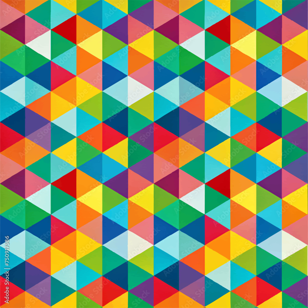 Geometry seamless pattern, background texture