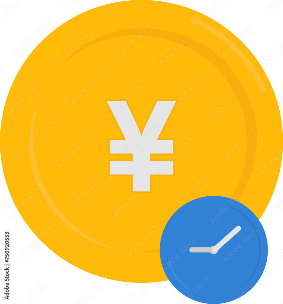 Obraz premium Realtime Japan Yen Currency