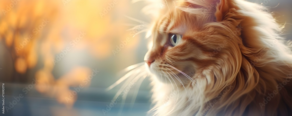 Curious Cat with Transparent Background Takes Center Stage. Concept Cute Cat Photography, Transparent Background, Center Stage, Curious Pose - obrazy, fototapety, plakaty 
