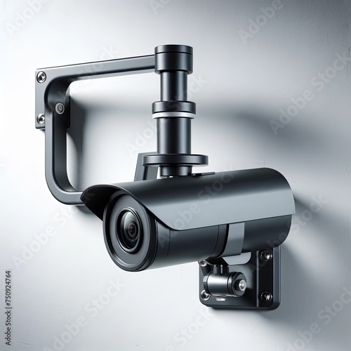 Sophisticated Modern Security Camera Design on white background