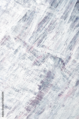 abstract art background with purple contrast in white stains