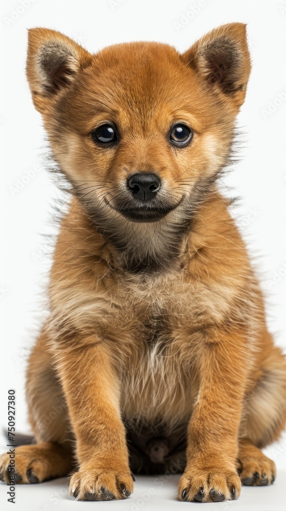Obraz premium Adorable Pup Awaiting Playtime