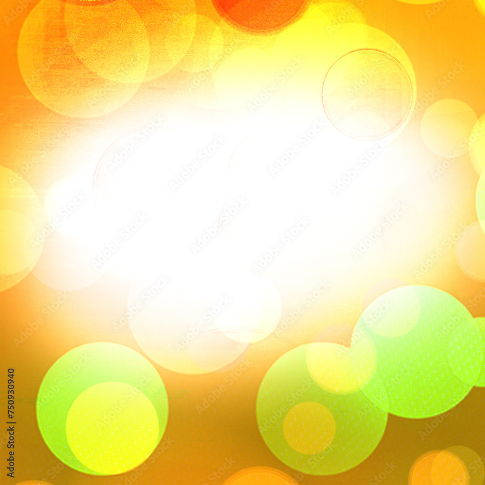 Yellow bokeh background banner for Party, ad, event, poster and various design works