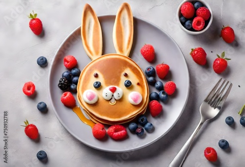 easter eggs on a plate