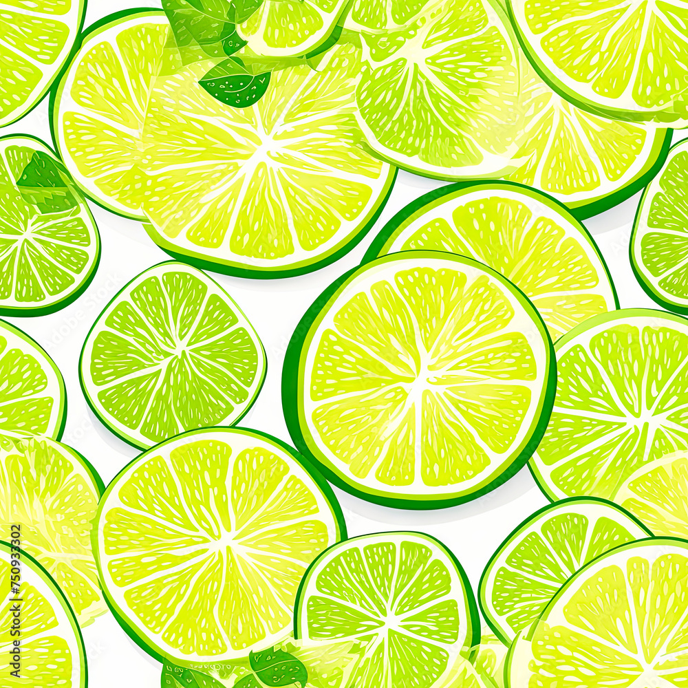 Lime pattern banner wallpaper simple background