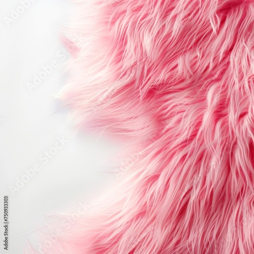 pink fur background.