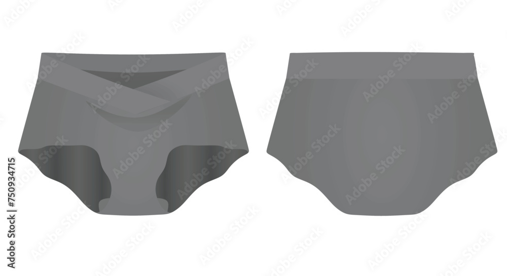 Maternity female underwear panties. vector Maternity female underwear panties. vector