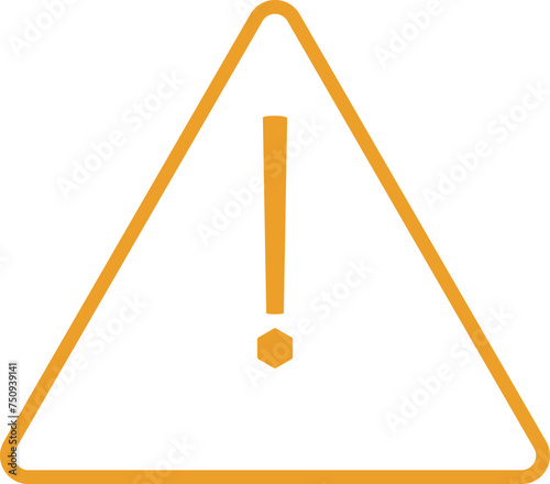 exclamation danger sign