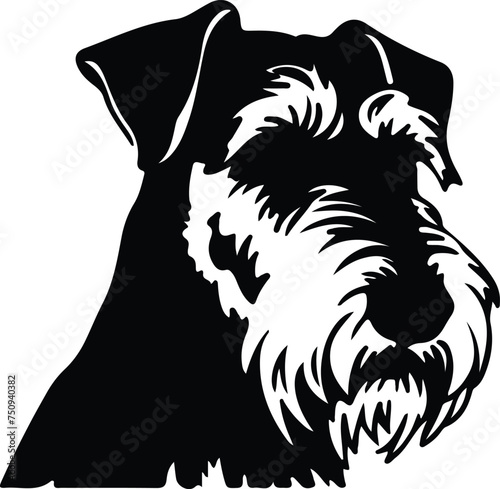 Airedale Terrier  silhouette
