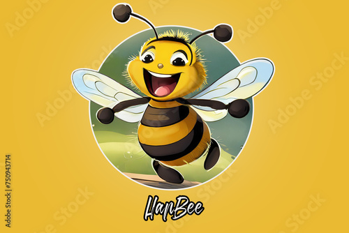Pun ambiguous expression - HapBee Happy Bee