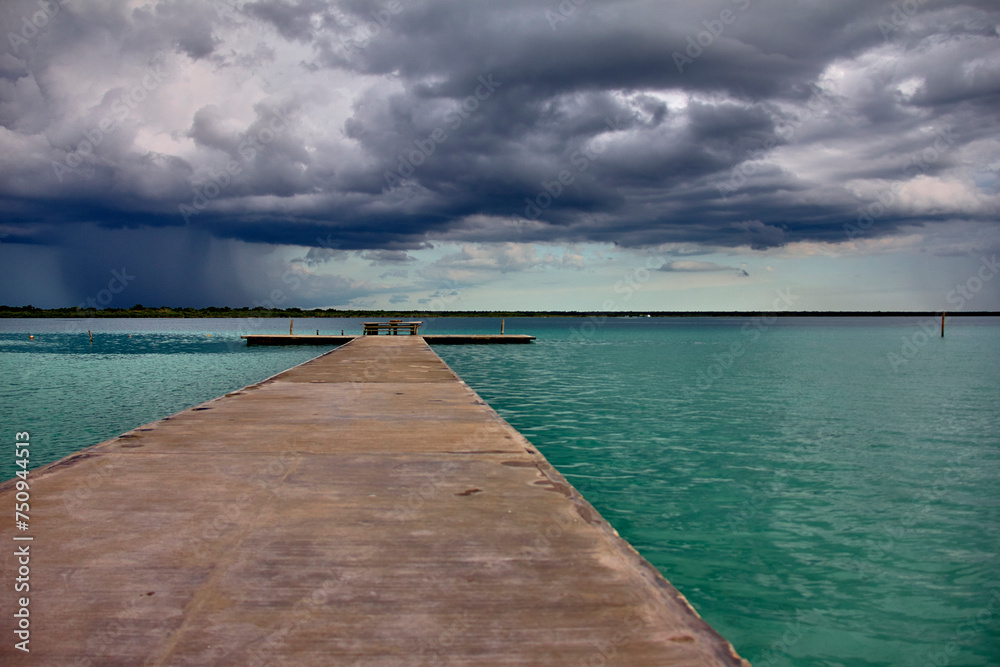 Fototapeta premium bacalar, quintana roo, mexico