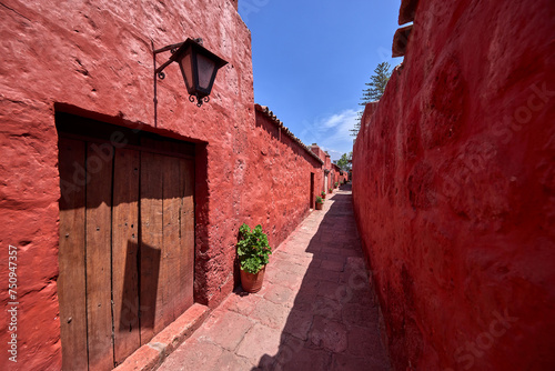 Santa Catalina Monastery, located in Arequipa, Peru, is a stunning example of colonial architecture and one of the most significant religious sites in the region photo