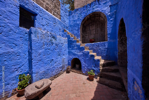 Santa Catalina Monastery, located in Arequipa, Peru, is a stunning example of colonial architecture and one of the most significant religious sites in the region photo