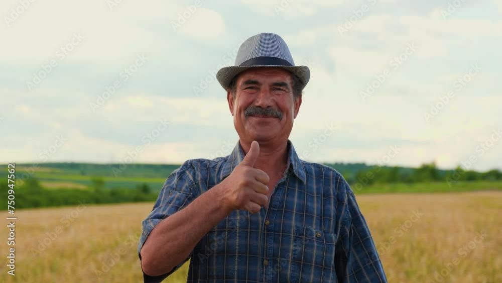 indian american man satisfied farmer looking at camera and showing thumb up. Cute male farmer smiles shows the approved sign. worker man in the agricultural land indian american man satisfied farmer looking at camera and showing thumb up. Cute male farmer smiles shows the approved sign. worker man in the agricultural land