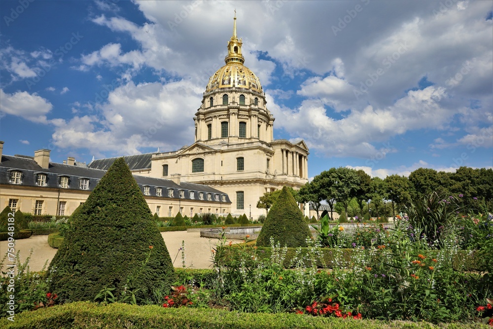 The Invalides cathedral and military museum