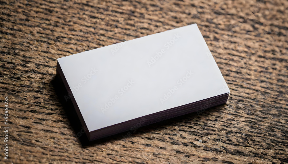 blank business card on wooden background blank business card on wooden background