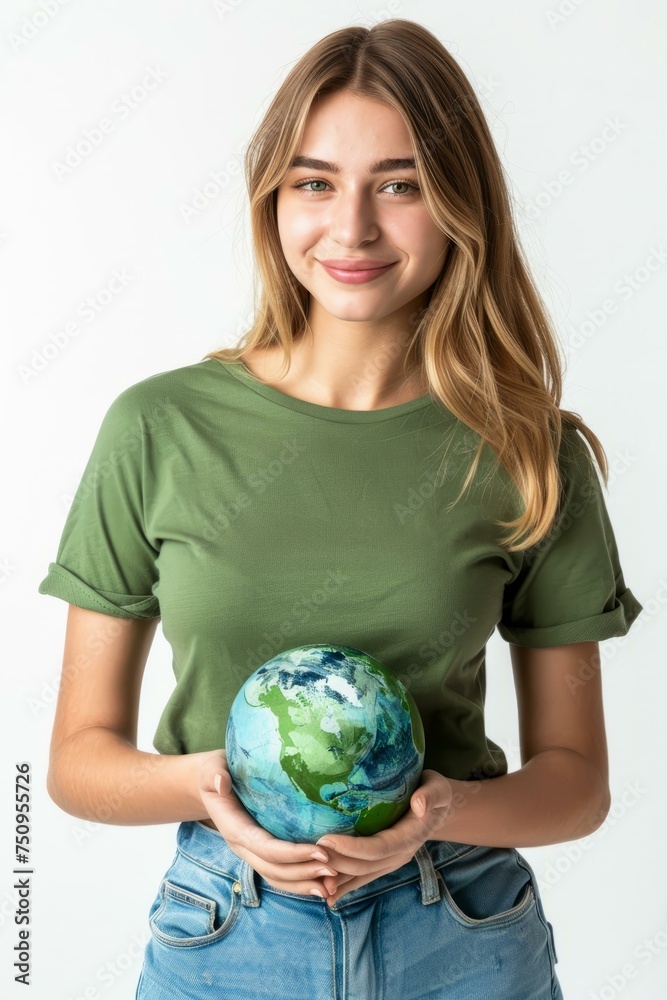 Save The Earth and Care Environment Concept, Portrait of Caucasian Woman is Holding Planet, Global in Her Hands For Eco Living. Save The Planet Earth and Caring Ecology Environmental For Sustainable Save The Earth and Care Environment Concept, Portrait of Caucasian Woman is Holding Planet, Global in Her Hands For Eco Living. Save The Planet Earth and Caring Ecology Environmental For Sustainable