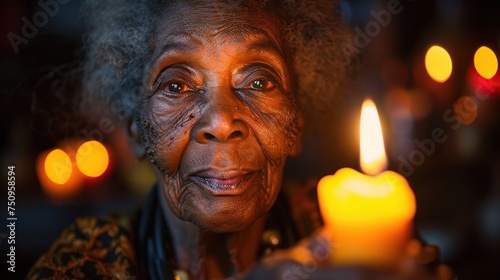 Wise Gaze - Portrait of a Soulful Elderly Woman © miriam artgraphy