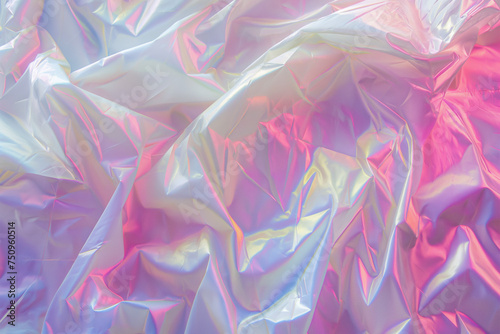 Iridescent shiny abstract background, wallpaper.