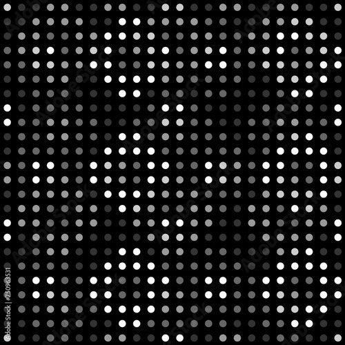 Seamless pattern. Figures background. Circles ornament. Simple shapes wallpaper. Dots motif. Geometrical backdrop. Digital paper, web designing, textile print. Vector,