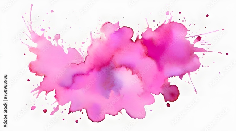 ink splashes watercolor 