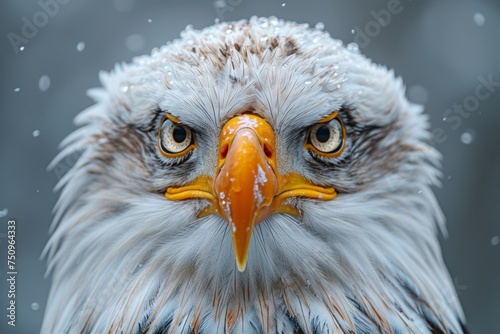 portrait of a bald eagle