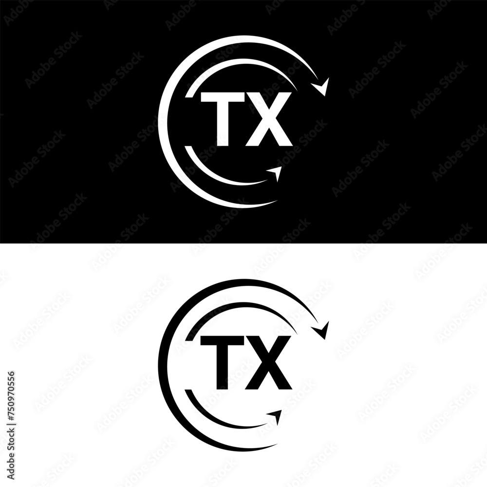 TX letter logo minimal unique and simple logo design, TX creative modern monogram logo style TX letter logo minimal unique and simple logo design, TX creative modern monogram logo style