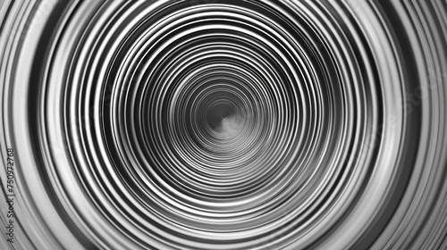 A black and white photo of a spiral design, perfect for abstract backgrounds