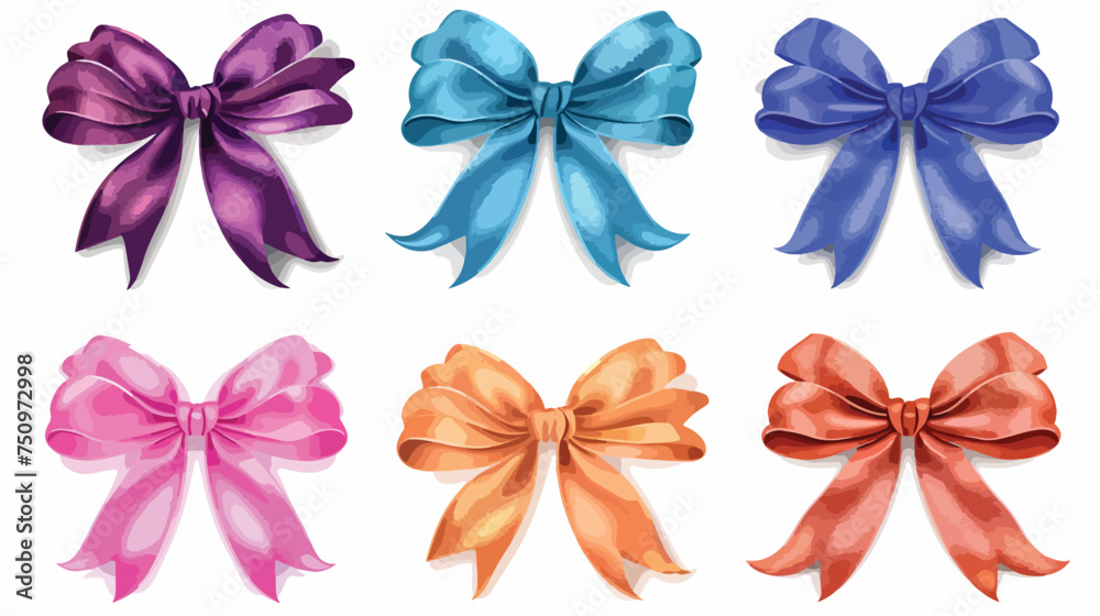 Bowknot decoration ribbon bow for present box colorf