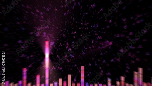 Human genome DNA analysis - visualization of a genome map sequence