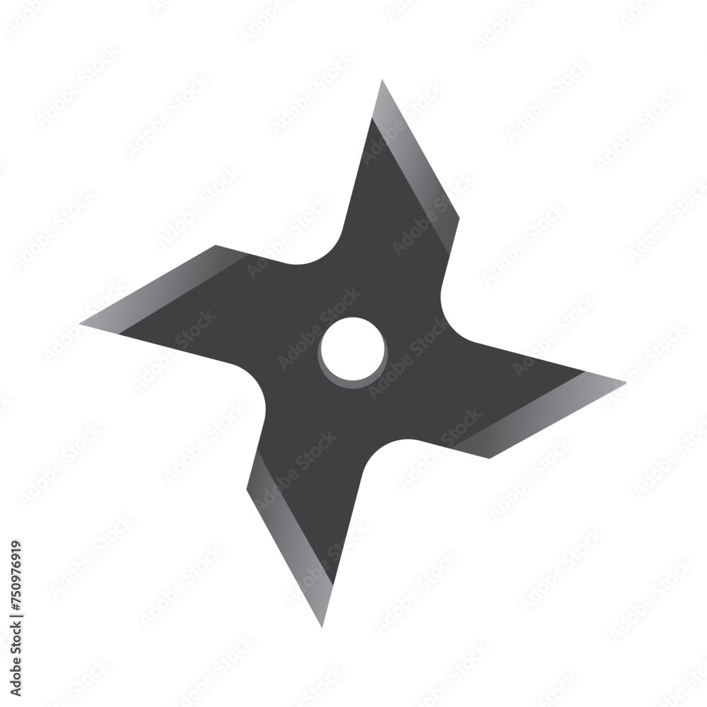shuriken icon vector illustration design template shuriken icon vector illustration design template