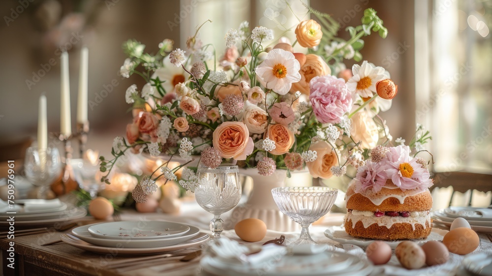 Bundt Cake on Cake Plate