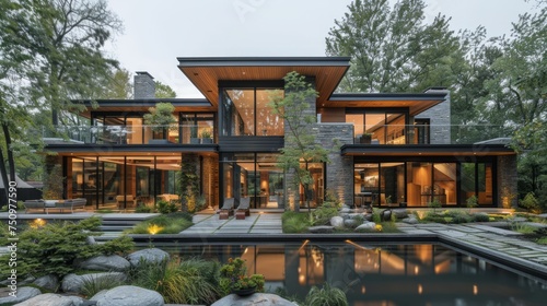 Grand House With Many Windows