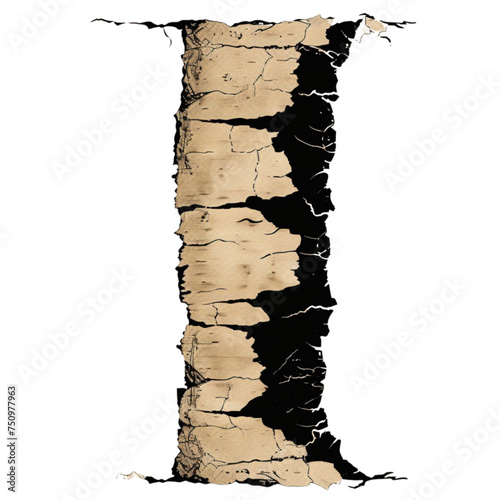 old paper with tree