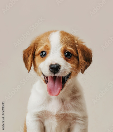 Portrait of cute adorable puppy