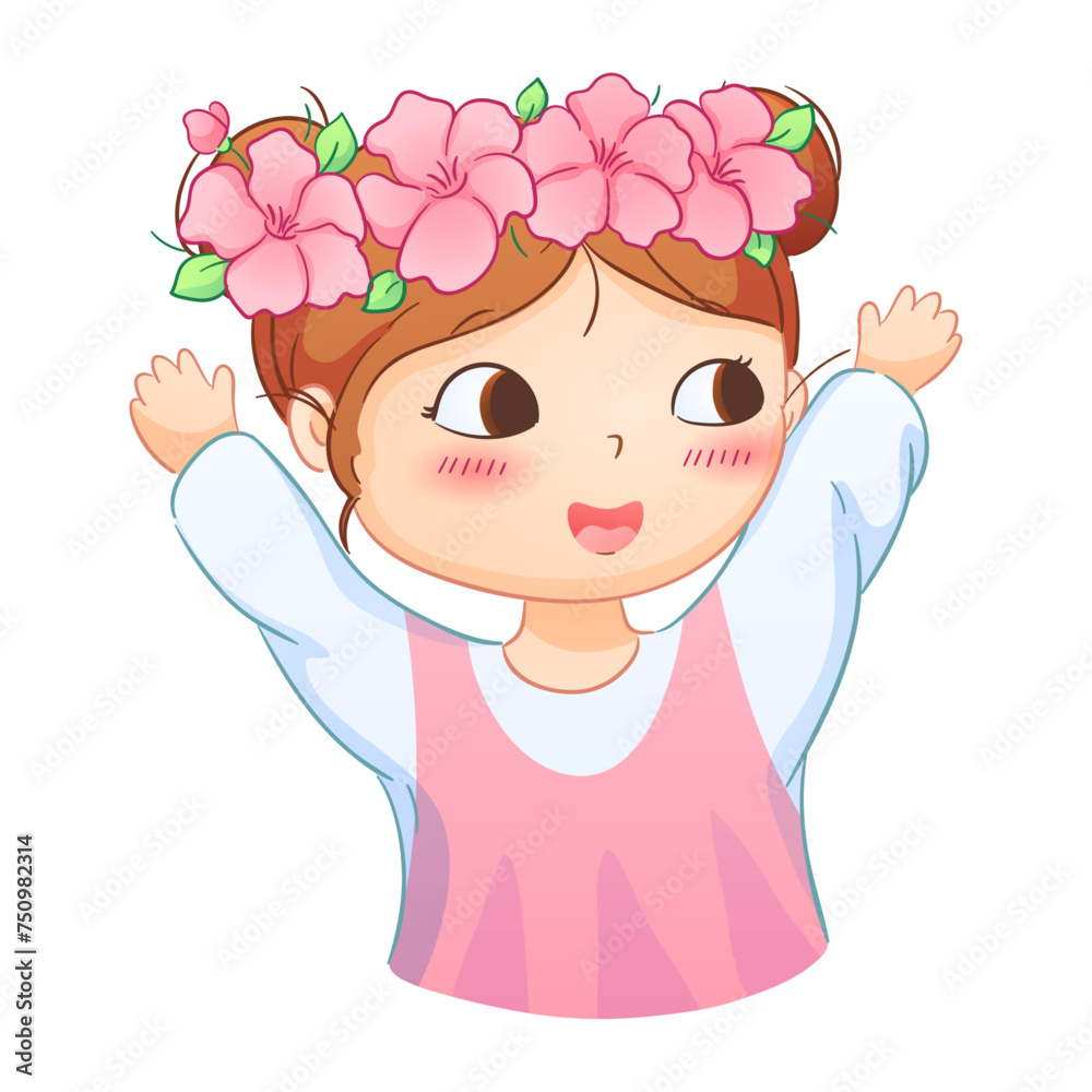 Cute illustrations of boys and girls of various nationalities, perfect for celebrating Mother's Day, International Women's Day, Children's Day, and floral themes. Cute illustrations of boys and girls of various nationalities, perfect for celebrating Mother's Day, International Women's Day, Children's Day, and floral themes.
