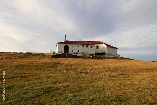 The hermitage of the Virgen del Mar is a building located on the island of the Virgen del Mar, in San Román de la Llanilla, municipality of Santander photo