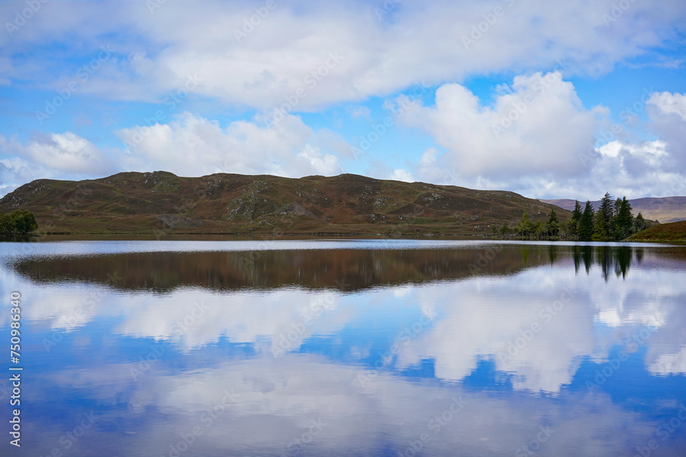 Loch Tarff in the Scottish highlands. It is a small loch near Fort Augustus and Loch Ness.	