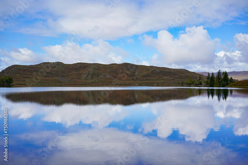 Loch Tarff in the Scottish highlands. It is a small loch near Fort Augustus and Loch Ness. 