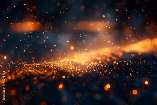 Abstract glowing particle background overlay texture