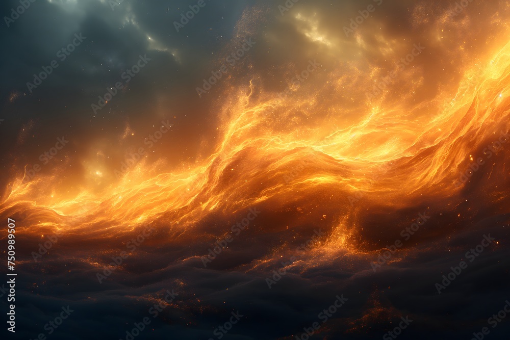 Firestorm Abstract Background