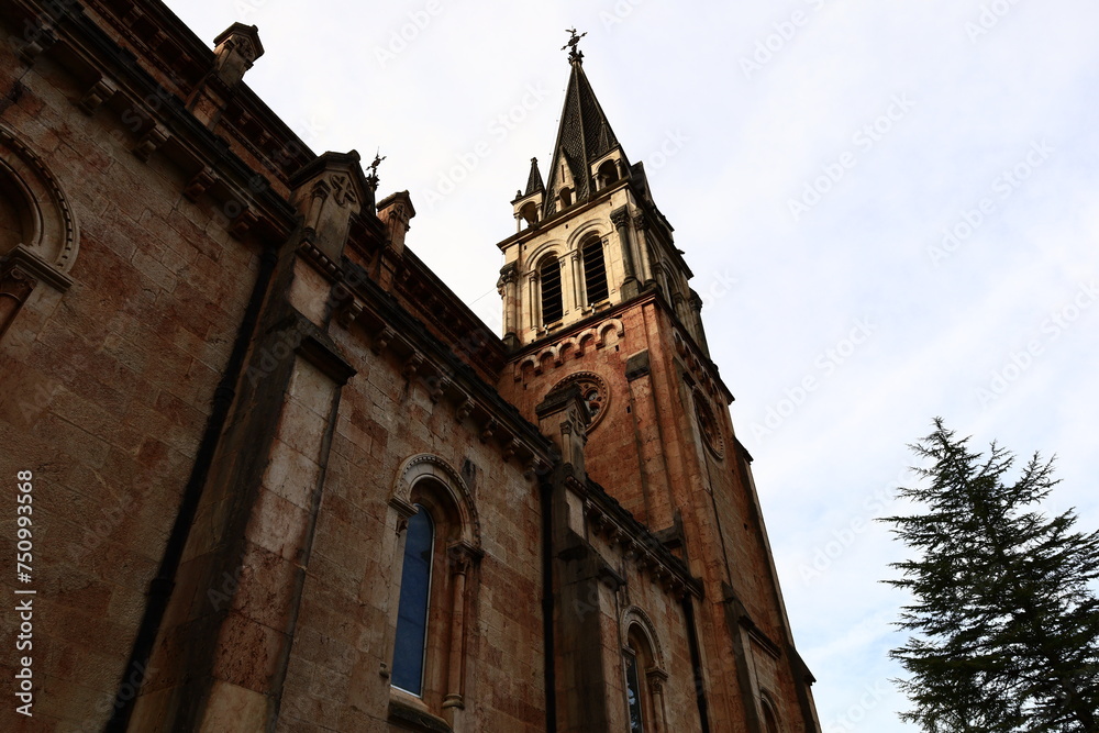 Basílica de Santa María la Real de Covadonga is a Catholic church located in Covadonga, Asturias, Spain Basílica de Santa María la Real de Covadonga is a Catholic church located in Covadonga, Asturias, Spain