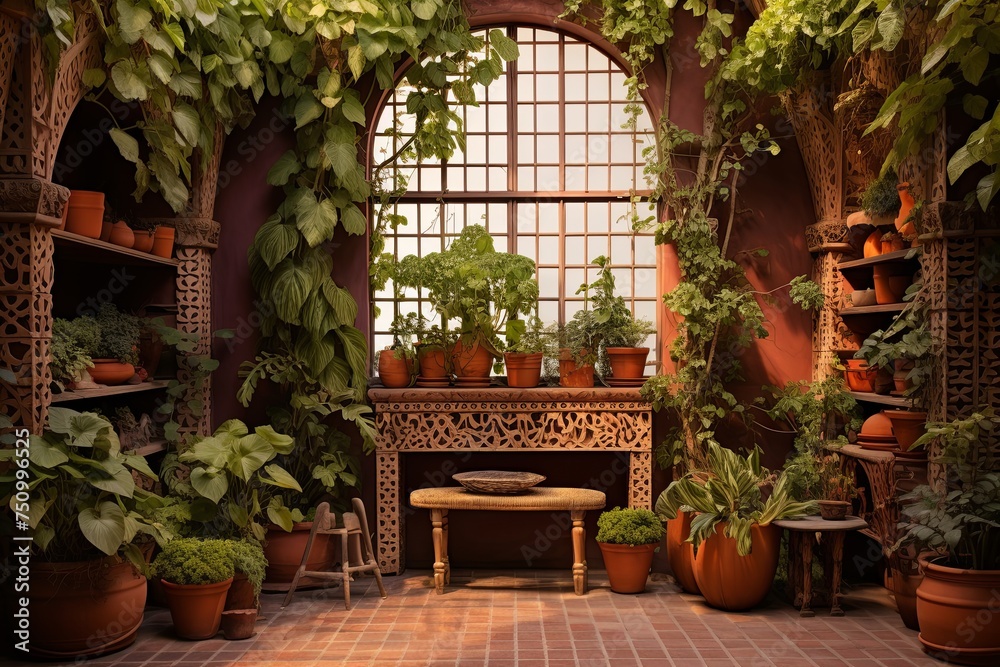 Grapevine Bohemian Bliss: Terracotta Haven in Lush Home Decor