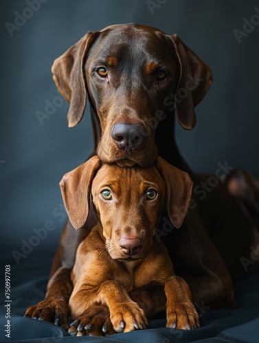 Wallpaper Mural Portrait of a dog Torontodigital.ca