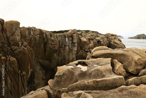 Los Acantilados de papel located near the Punta de Morás, are magnificent granite rock formations of extraordinary beauty