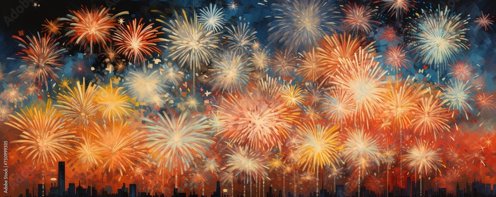 Fototapeta premium fireworks