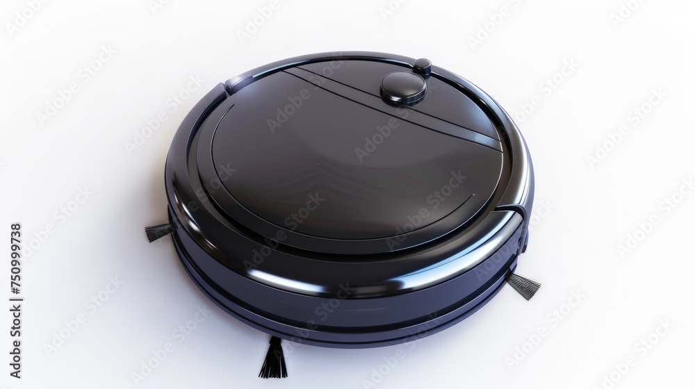Robot vacuum cleaner isolated on white background Robot vacuum cleaner isolated on white background